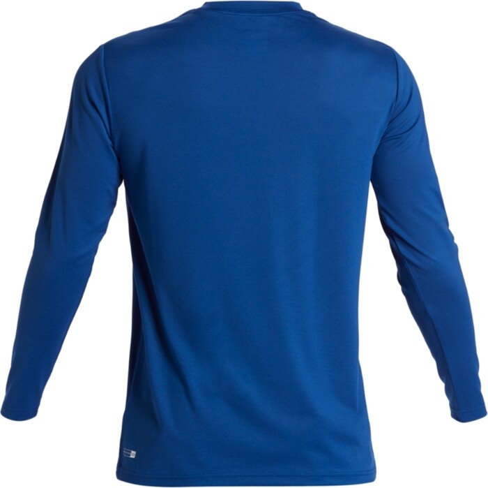 2024 Quiksilver Mens DNA Bubble Logo Long Sleeve Surf Tee AQYWR03189 - Monaco Blue